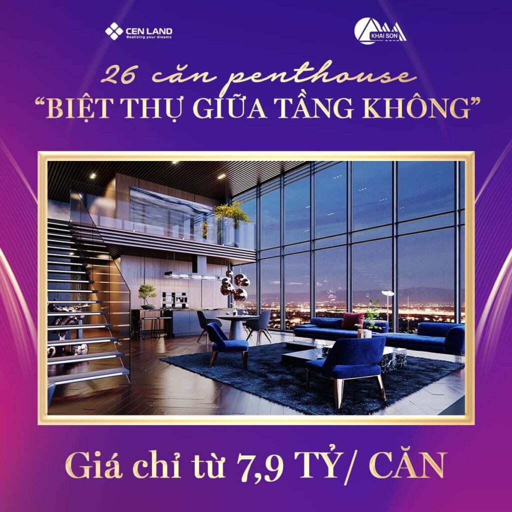 Căn hộ Penthouse Khai Sơn City